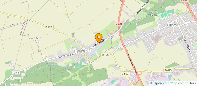 localisation de l'entreprise LES JOSETTES  ESQUERCHIN