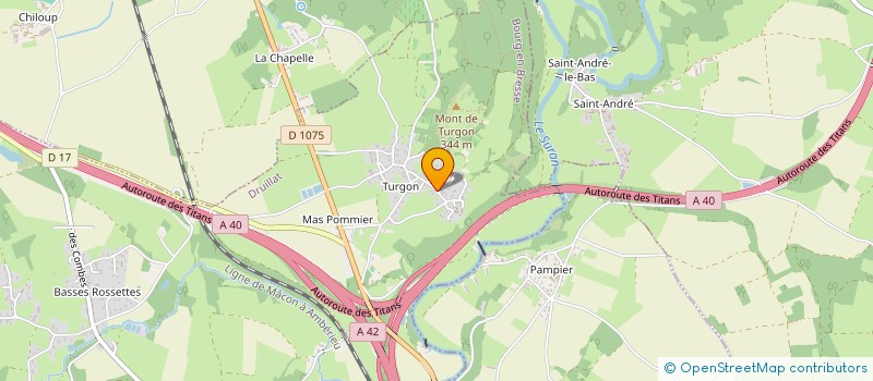 localisation de l'entreprise LES JOSIS  DRUILLAT