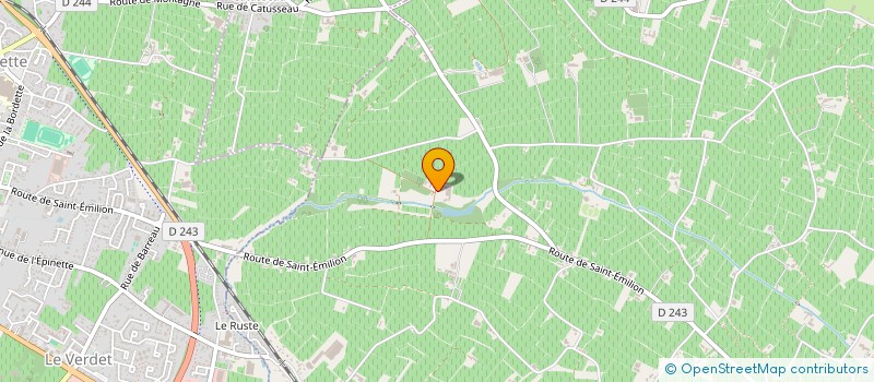 localisation de l'entreprise LES JOUALLES DE CORMEIL-FIGEAC à SAINT-EMILION