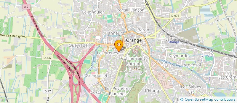 localisation de l'entreprise LES JOUETS D'AUTREFOIS  ORANGE