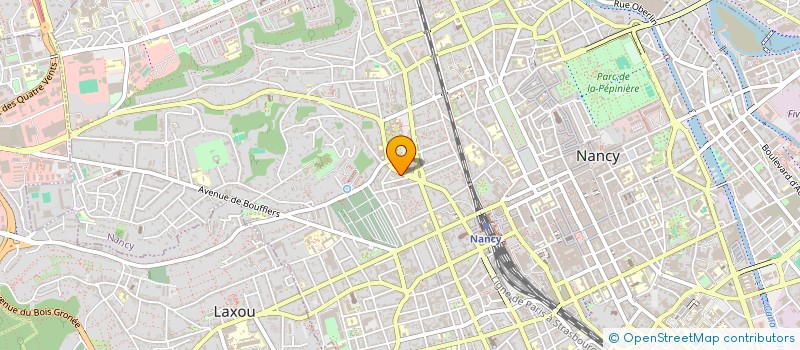 localisation de l'entreprise LES JOUEURS DE JEUX DE SOCIETE DE L'AVENUE DE LA LIBERATION  NANCY