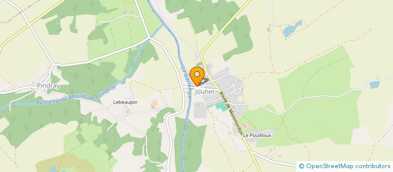 localisation de l'entreprise LES JOUHASSONS  JOUHET