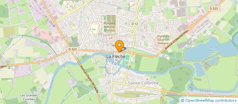 localisation de l'entreprise LES JOURDAIN DU LOIR à LA FLECHE
