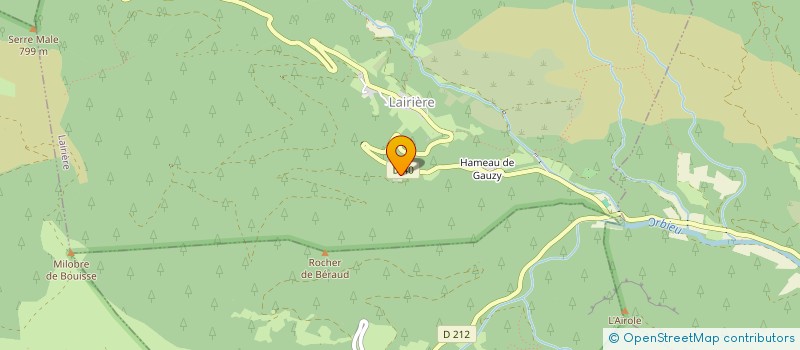 localisation de l'entreprise LES JOURDETS  LAIRIERE