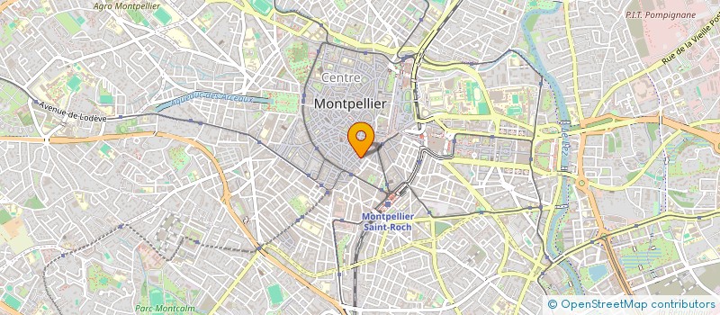 localisation de l'entreprise LES JOURNALISTES ASSOCIES DE LA MEDITERRANEE SARL J.A.M. à MONTPELLIER