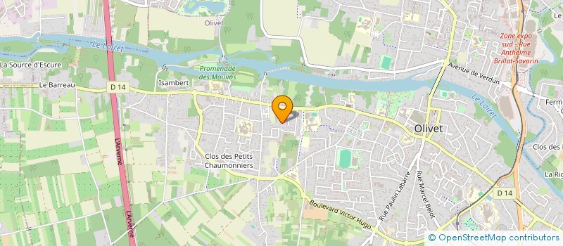 localisation de l'entreprise LES JOURNEES ITALIENNES  LE VIGEANT