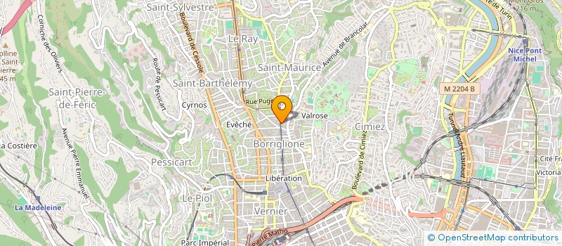 localisation de l'entreprise LES JOURNEES SUSPENDUES  NICE