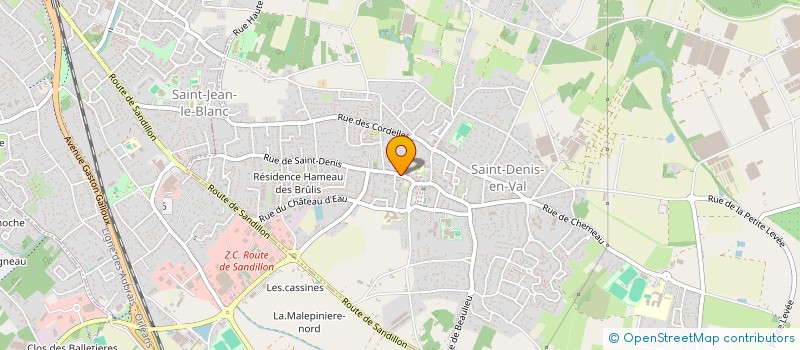localisation de l'entreprise LES JOURS D'APRES à SAINT-DENIS-EN-VAL