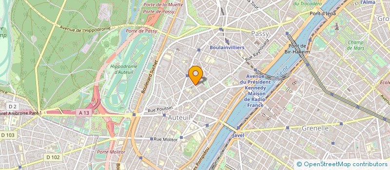 localisation de l'entreprise LES JOURS HEUREUX à PARIS