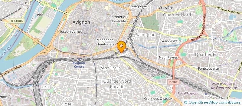 localisation de l'entreprise LES JOURS HEUREUX à AVIGNON