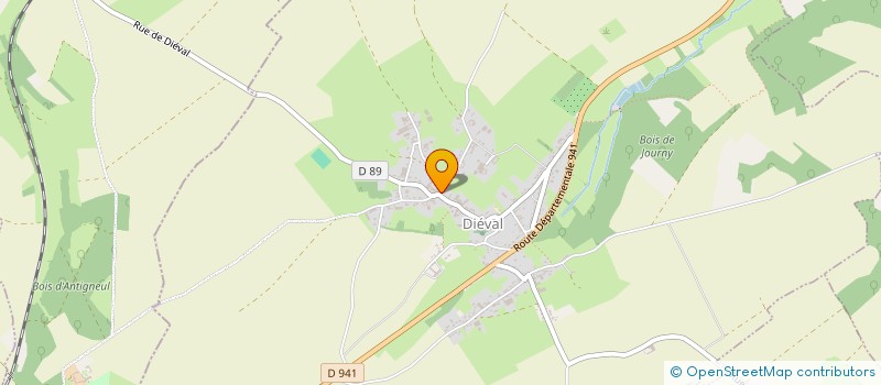 localisation de l'entreprise LES JOURS HEUREUX  DIEVAL