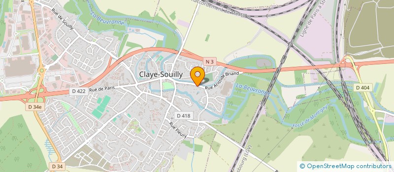 localisation de l'entreprise LES JOURS HEUREUX à CLAYE-SOUILLY