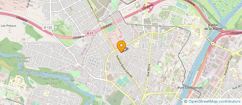 localisation de l'entreprise LES JOURS HEUREUX  ANGERS