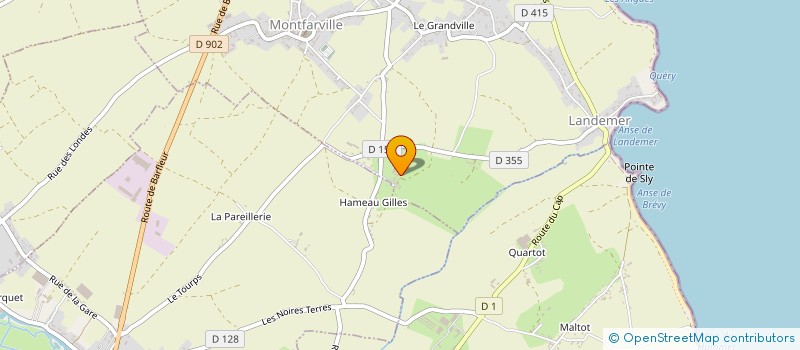 localisation de l'entreprise LES JOUSSES  MONTFARVILLE