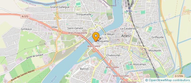 localisation de l'entreprise LES JOUTEURS ARLESIENS TARGAIRE ARLATEN à ARLES
