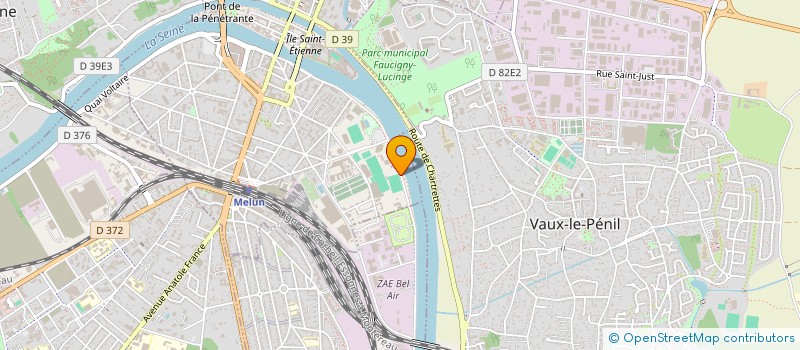 localisation de l'entreprise LES JOUTEURS DE MELUN à MELUN