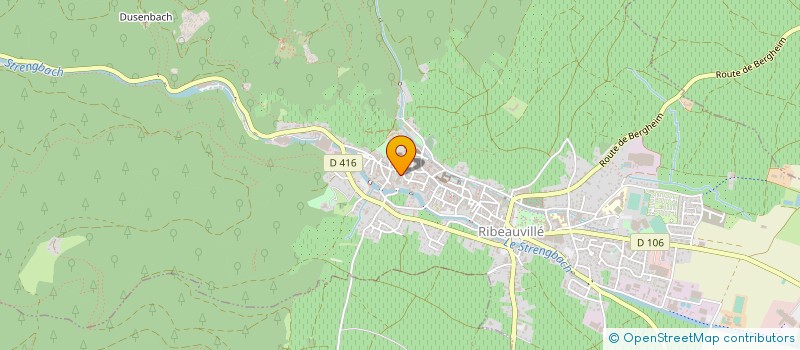 localisation de l'entreprise LES JOYEUSES DROSOPHILES  RIBEAUVILLE