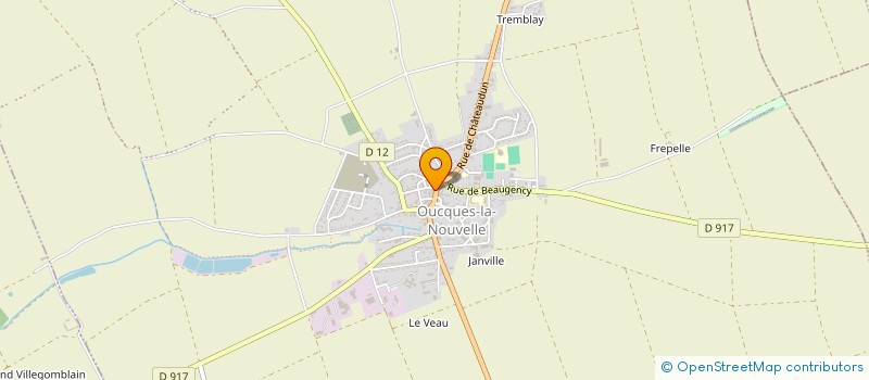 localisation de l'entreprise LES JOYEUSES LUNETTES  OUCQUES LA NOUVELLE