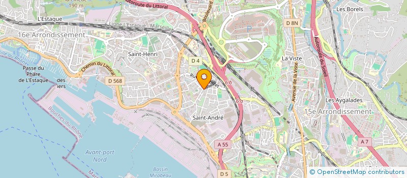 localisation de l'entreprise LES JOYEUSES PETANQUEUSES à MARSEILLE