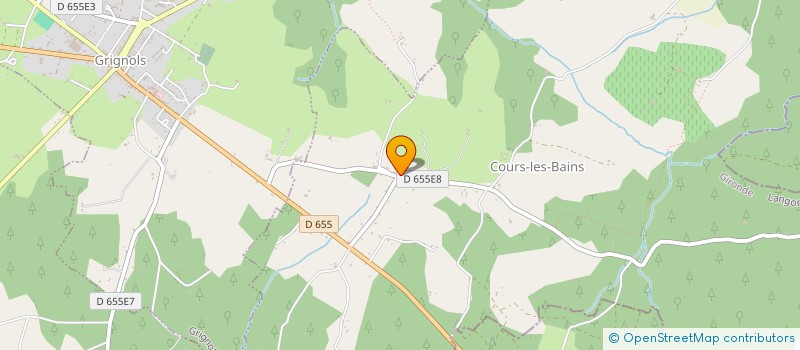 localisation de l'entreprise LES JOYEUSETES  COURS-LES-BAINS