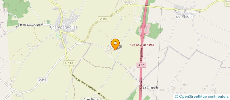 localisation de l'entreprise LES JOYEUX à SAINT-PALAIS-DE-PHIOLIN