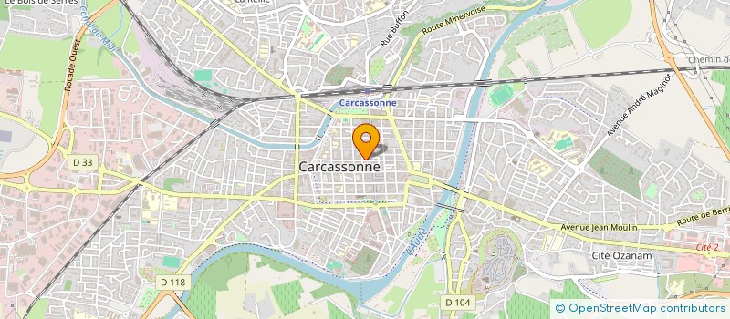 localisation de l'entreprise LES JOYEUX CANARIS DU 13 CARCASSONNAIS  CARCASSONNE