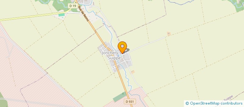 localisation de l'entreprise LES JOYEUX CHAMPETRES  JONCHERY-SUR-SUIPPE