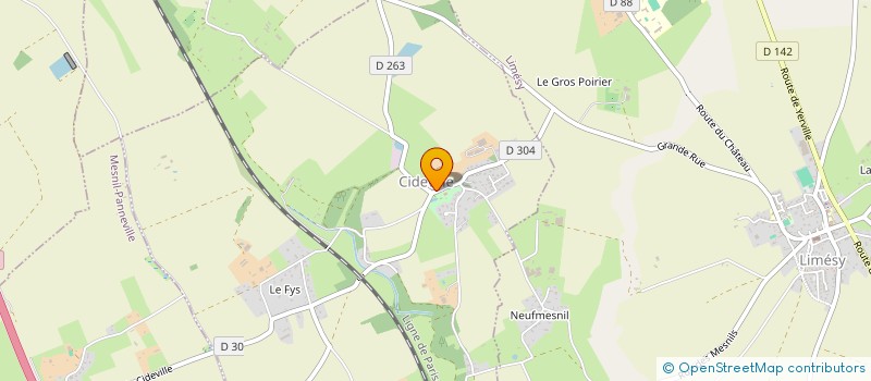 localisation de l'entreprise LES JOYEUX CIDEVILLAIS  CIDEVILLE