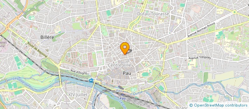 localisation de l'entreprise LES JOYEUX COMPAGNONS DE PAU à PAU