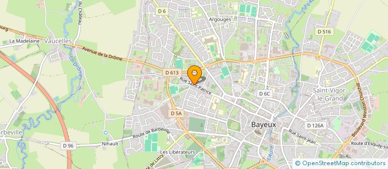 localisation de l'entreprise LES JOYEUX DANSEURS  BAYEUX