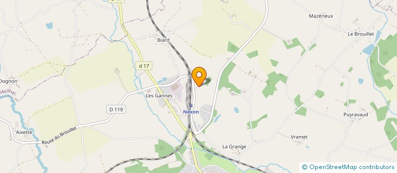 localisation de l'entreprise LES JOYEUX FETARDS à NEXON
