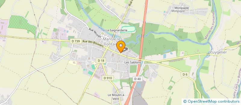 localisation de l'entreprise LES JOYEUX KINES  MANSLE-LES-FONTAINES