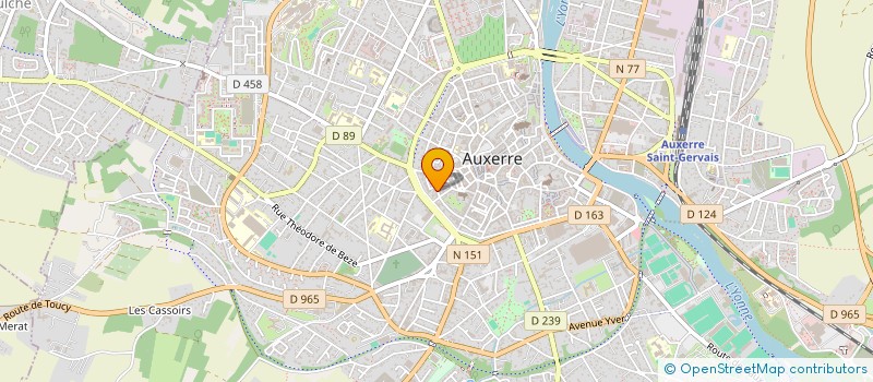 localisation de l'entreprise LES JOYEUX LURONS à AUXERRE