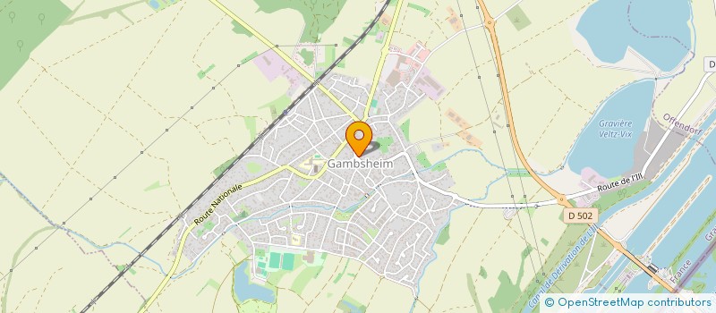 localisation de l'entreprise LES JOYEUX LURONS DE GAMBSHEIM  GAMBSHEIM