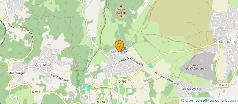 localisation de l'entreprise LES JOYEUX MITRONS MALAUZAIRES  MALAUZAT