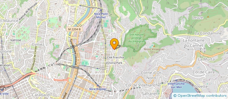 localisation de l'entreprise LES JOYEUX PETANQUIERS DE NICE à NICE