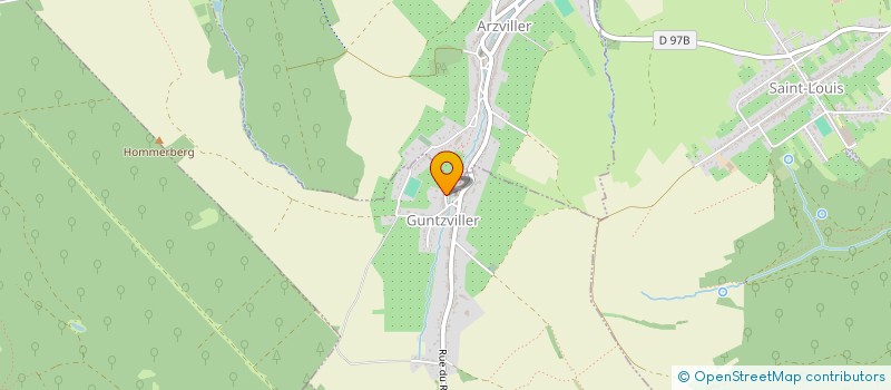 localisation de l'entreprise LES JOYEUX RANDONNEURS  GUNTZVILLER