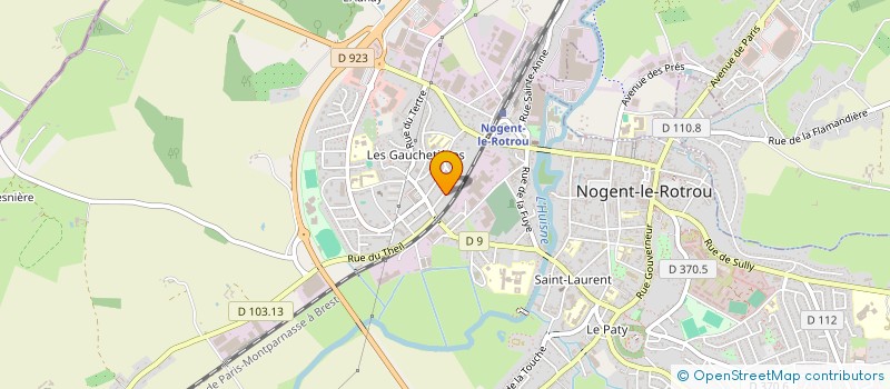 localisation de l'entreprise LES JOYEUX RETRAITES NOGENT LE ROTROU à NOGENT-LE-ROTROU