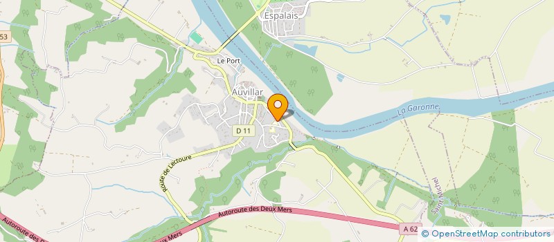 localisation de l'entreprise LES JOYEUX SCULPTEURS à AUVILLAR