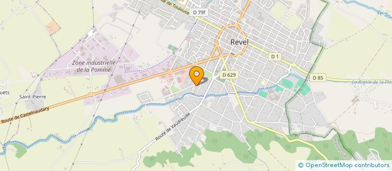 localisation de l'entreprise LES JOYEUX TROUBADOURS  REVEL