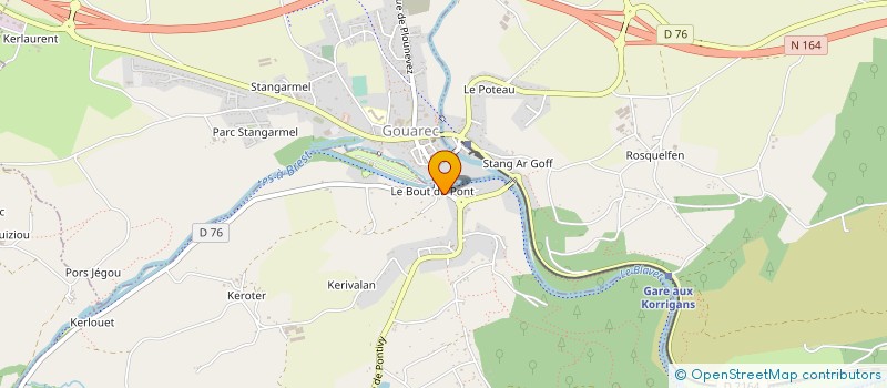 localisation de l'entreprise LES JUBJOTEURS  PLELAUFF