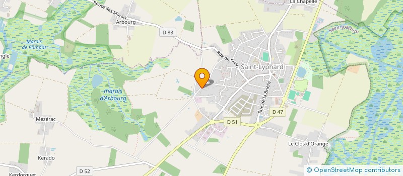 localisation de l'entreprise LES JUDELLES  SAINT-LYPHARD