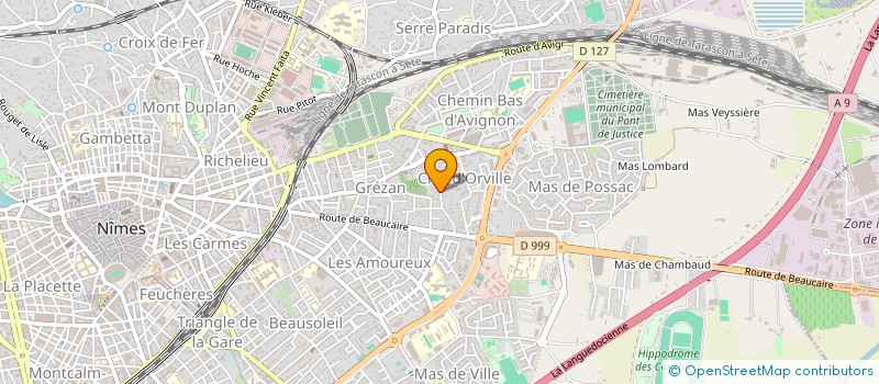 localisation de l'entreprise LES JUDITH  NIMES