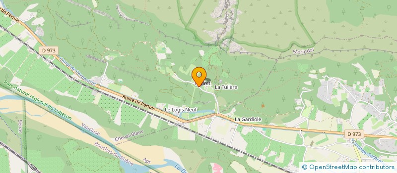 localisation de l'entreprise LES JUJUBIERS  CHEVAL-BLANC