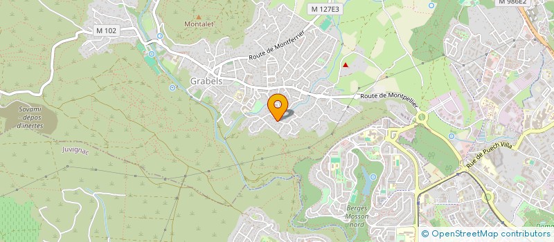 localisation de l'entreprise LES JUJUBIERS D'HIPPONE  GRABELS