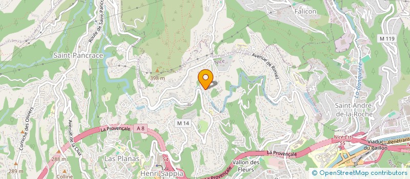 localisation de l'entreprise LES JUMEAUX  NICE