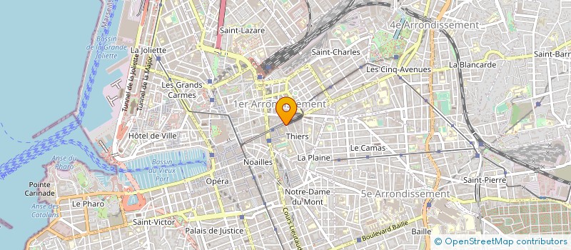 localisation de l'entreprise LES JUMEAUX à MARSEILLE