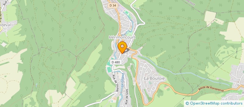 localisation de l'entreprise LES JUMEAUX  HERIMONCOURT