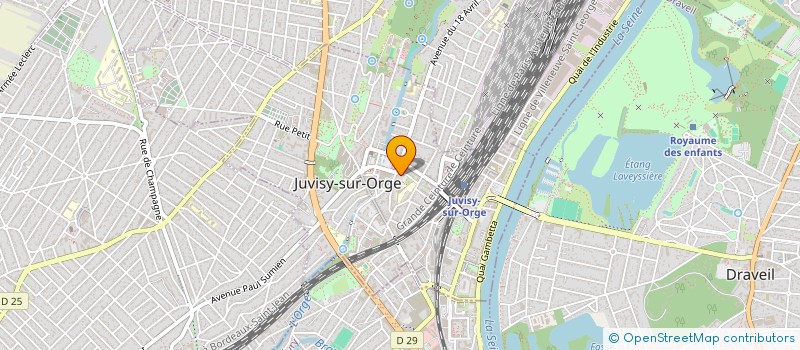 localisation de l'entreprise LES JUMEAUX à JUVISY-SUR-ORGE