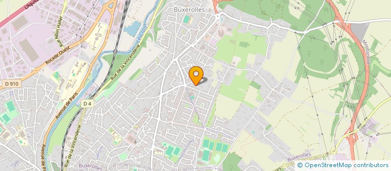 localisation de l'entreprise LES JUMEAUX  BUXEROLLES